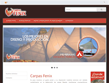 Tablet Screenshot of carpasfenix.com